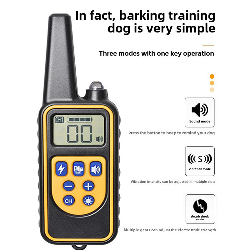 Dog Bark Control Collar – Electric Shock & Vibration Training Device