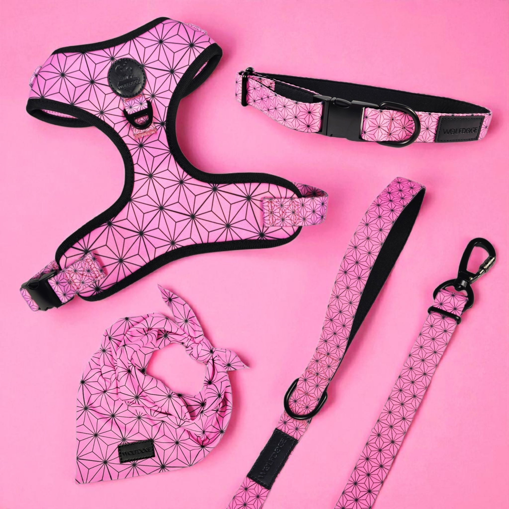 Asanoha Pattern Pet Harness